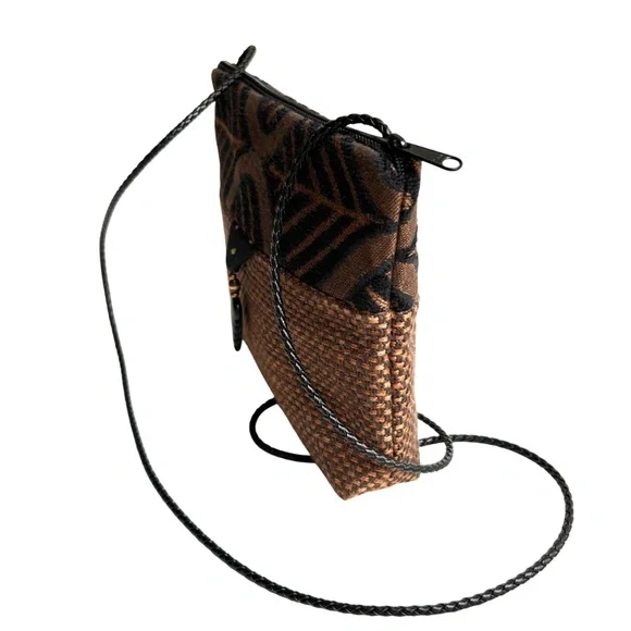 Vintage L. O'Neill Design Mini Tapestry  Crossbody Bag EUC - Picture 3 of 10